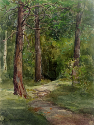 Морозов Константин Феофанович. Лесная дорога